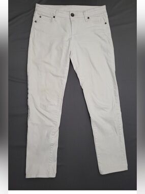 Kut from the Kloth White Slim Straight Jeans